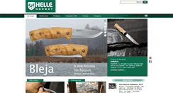 Desktop Screenshot of helle.no