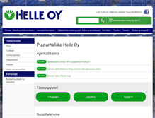 Tablet Screenshot of helle.fi
